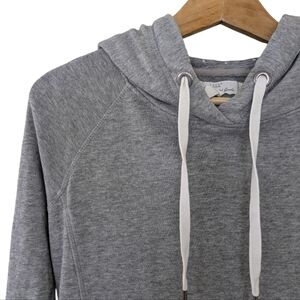 H&M L.O.G.G. long gray hooded sweatshirt